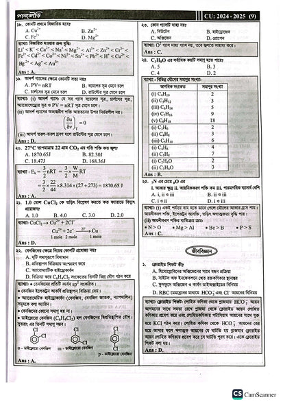 চট্টগ্রাম বিশ্ববিদ্যালয় A Unit