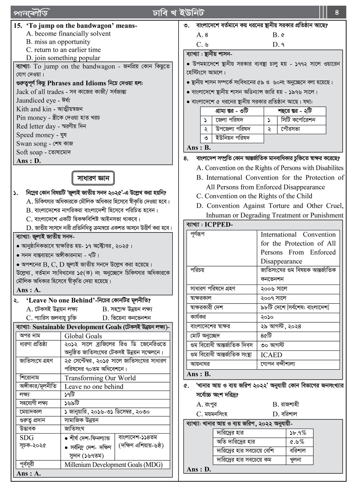 ঢাকা বিশ্ববিদ্যালয় B Unit